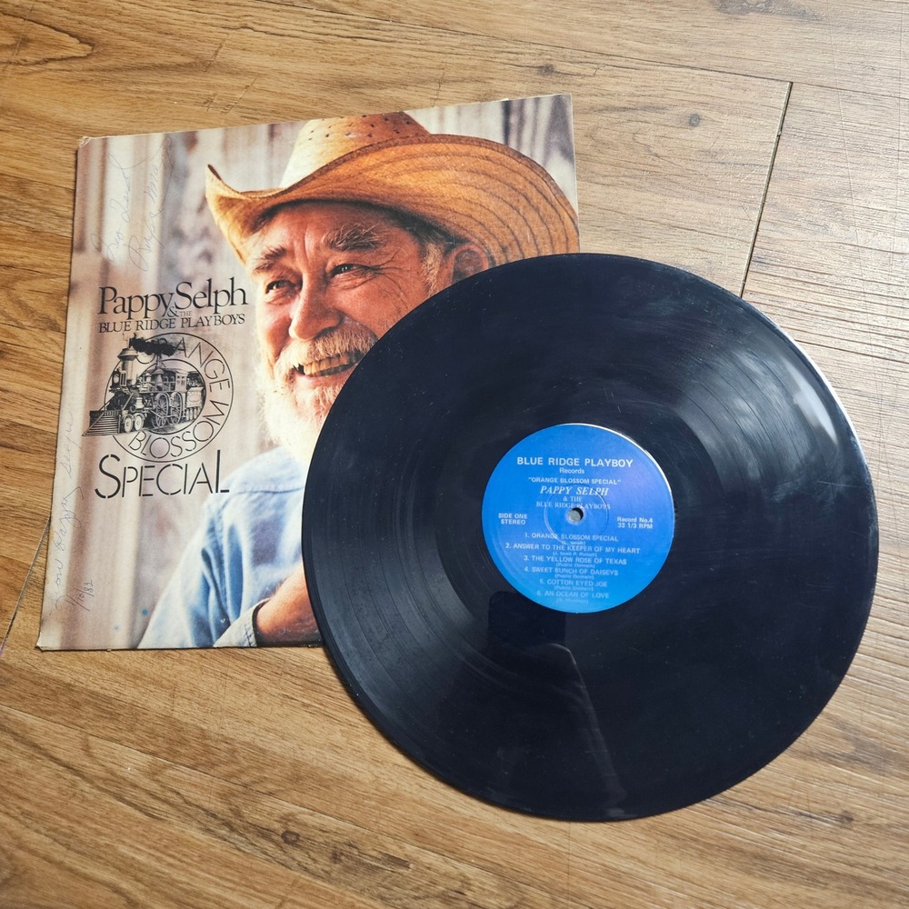 Pappy Selph Blue Ridge Playboys – Orange Blossom Special 1982 Signed VG+ VG+/VG+